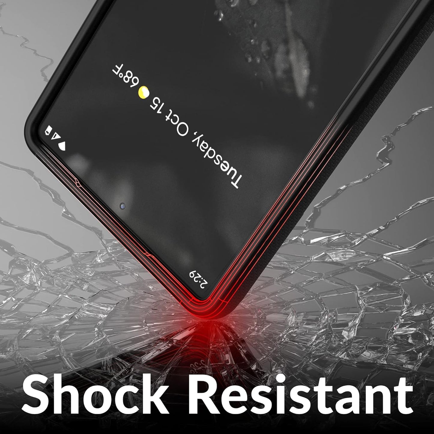 Crave Dual Guard for Google Pixel 6, Shockproof Protection Dual Layer Case for Google Pixel 6 - Black  Crave   