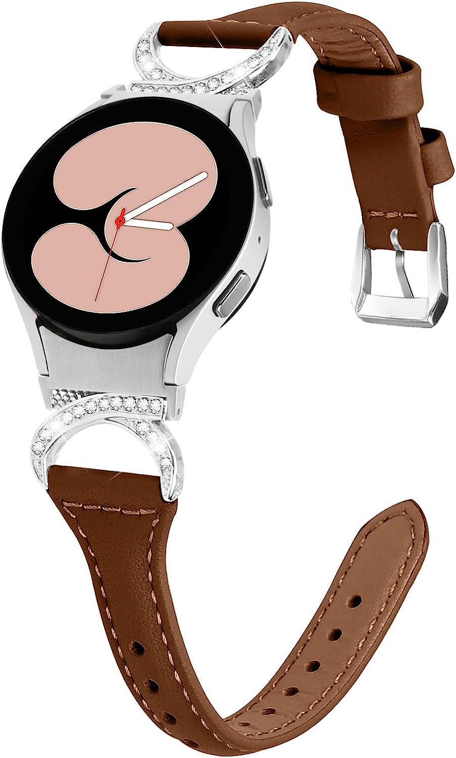 Wrist Strap for Samsung Galaxy Watch 5/Samsung Galaxy Watch 4 Smart Watch Bands for Women, Replacement Leather Watch Band Compatible for Samsung Galaxy Watch 5/Samsung Galaxy Watch 4 Genuine Leather Wristband Bracelet  FitTurn Color 6  