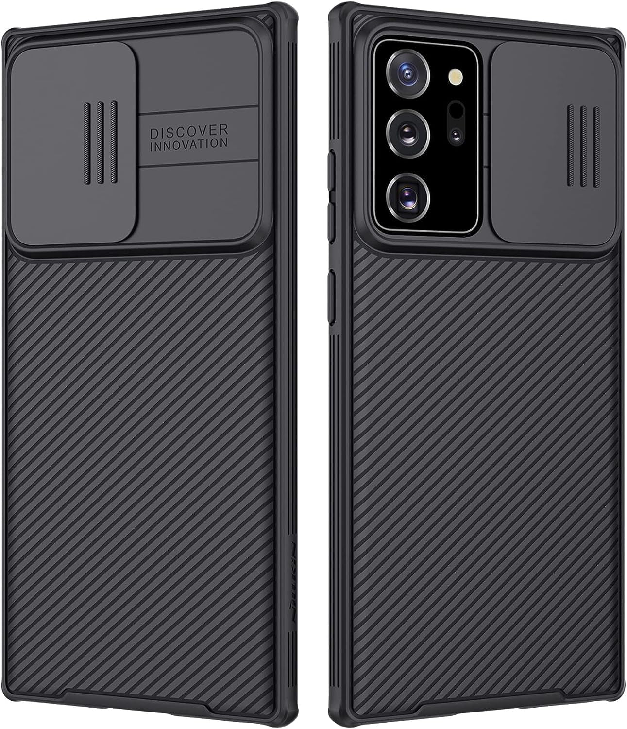 Nillkin Samsung Galaxy Note 20 Ultra Case, Slim Note 20 Ultra Protective Case with Slide Camera Cover Hard PC and TPU Ultra Thin Anti-Scratch Phone Case for Galaxy Note 20 Ultra 5G 6.9'' Black  Shenzhen Nillkin Technology co.ltd   