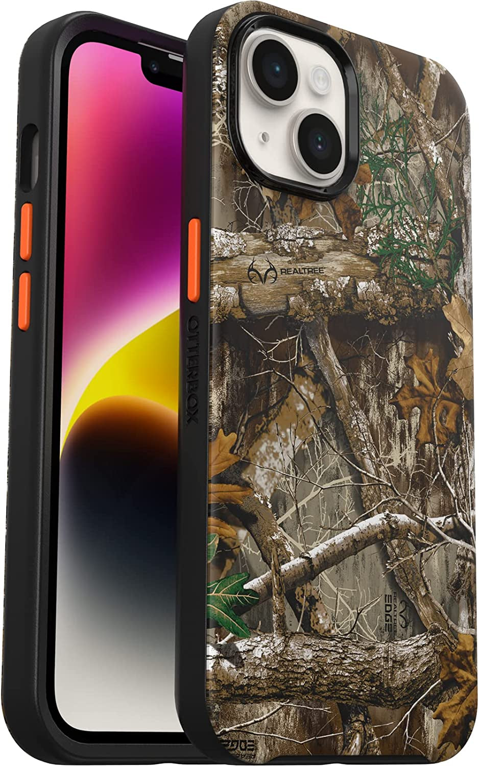 Otterbox Symmetry Series+ Clear Case with Magsafe for Iphone 14 & Iphone 13 - Belle Within  OtterBox Realtree Blaze Edge  