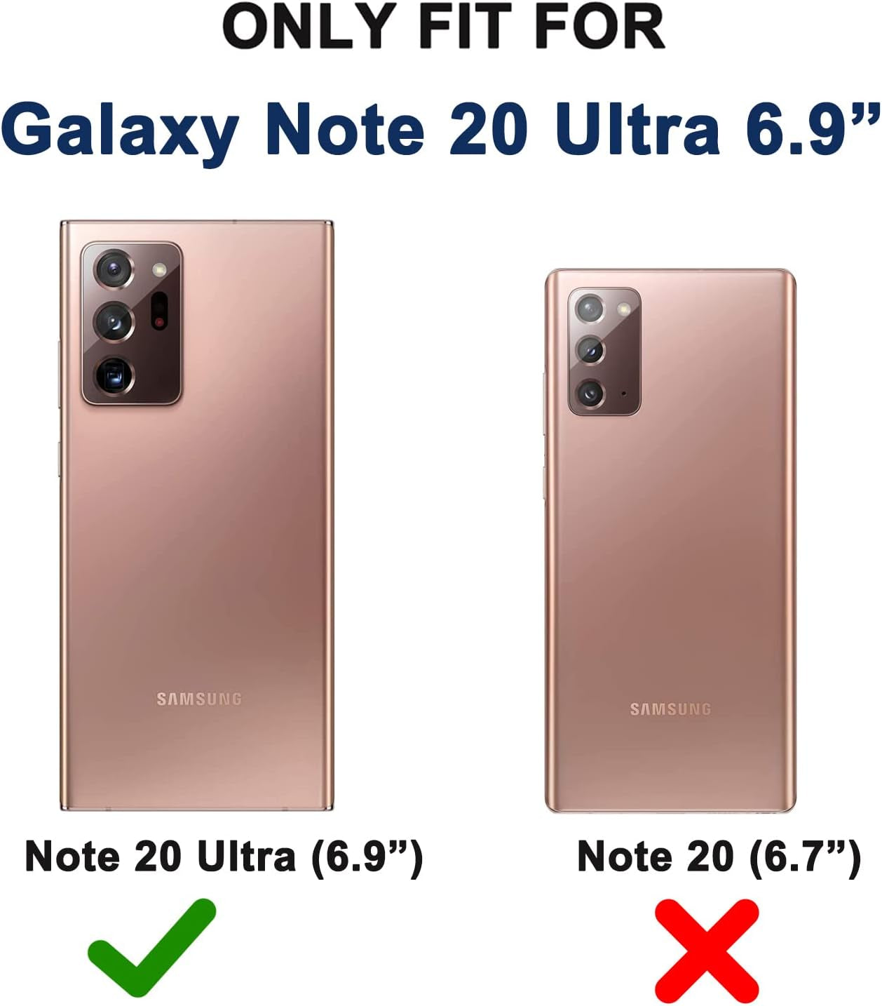 For Galaxy Note 20 Ultra Case with Belt Clip Holster, 2 Screen Protector, Military Grade Full Body Heavy Duty Shockproof Rugged Protective Cover for Samsung Galaxy Note 20 Ultra 5G (Blue)  RubCase   