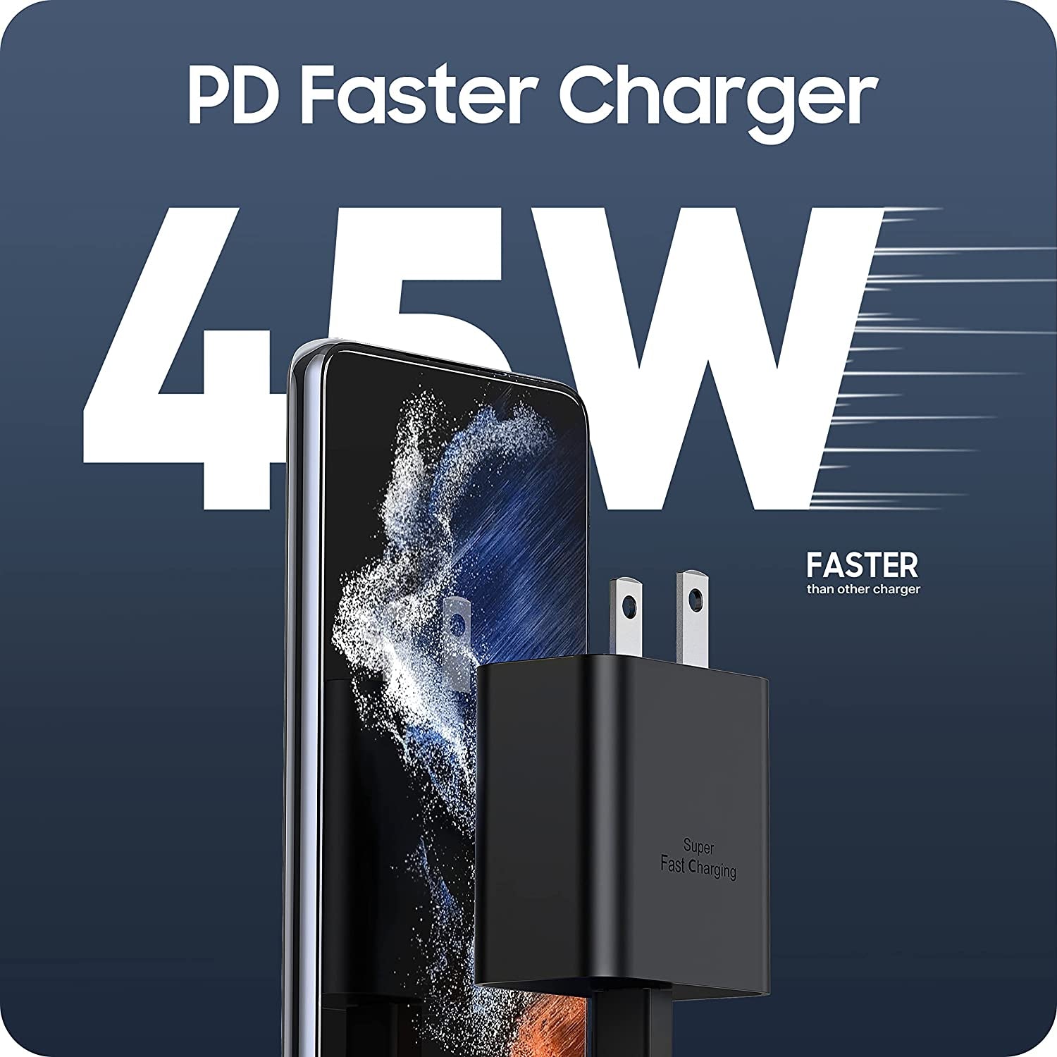 45W Super Fast Charging USB Type C Wall Charger Block for Samsung Galaxy S23 Ultra/S23/S23+/S22 Ultra/S22+/S22/Note 10/Note 20/S20/S21/S10, Galaxy Tab S7/S8 Ultra, Galaxy A, PPS Charger & 6Ft C Cable  BOVICAS   