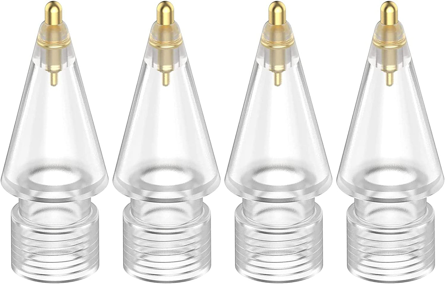 Pencil Tips Replacement for Apple Pencil 1St & 2Nd Generation, Ipencil Nibs for Ipad 2Pcs/Pack  BLEAKTEIR Stylus pen tips 4pcs/Clear  
