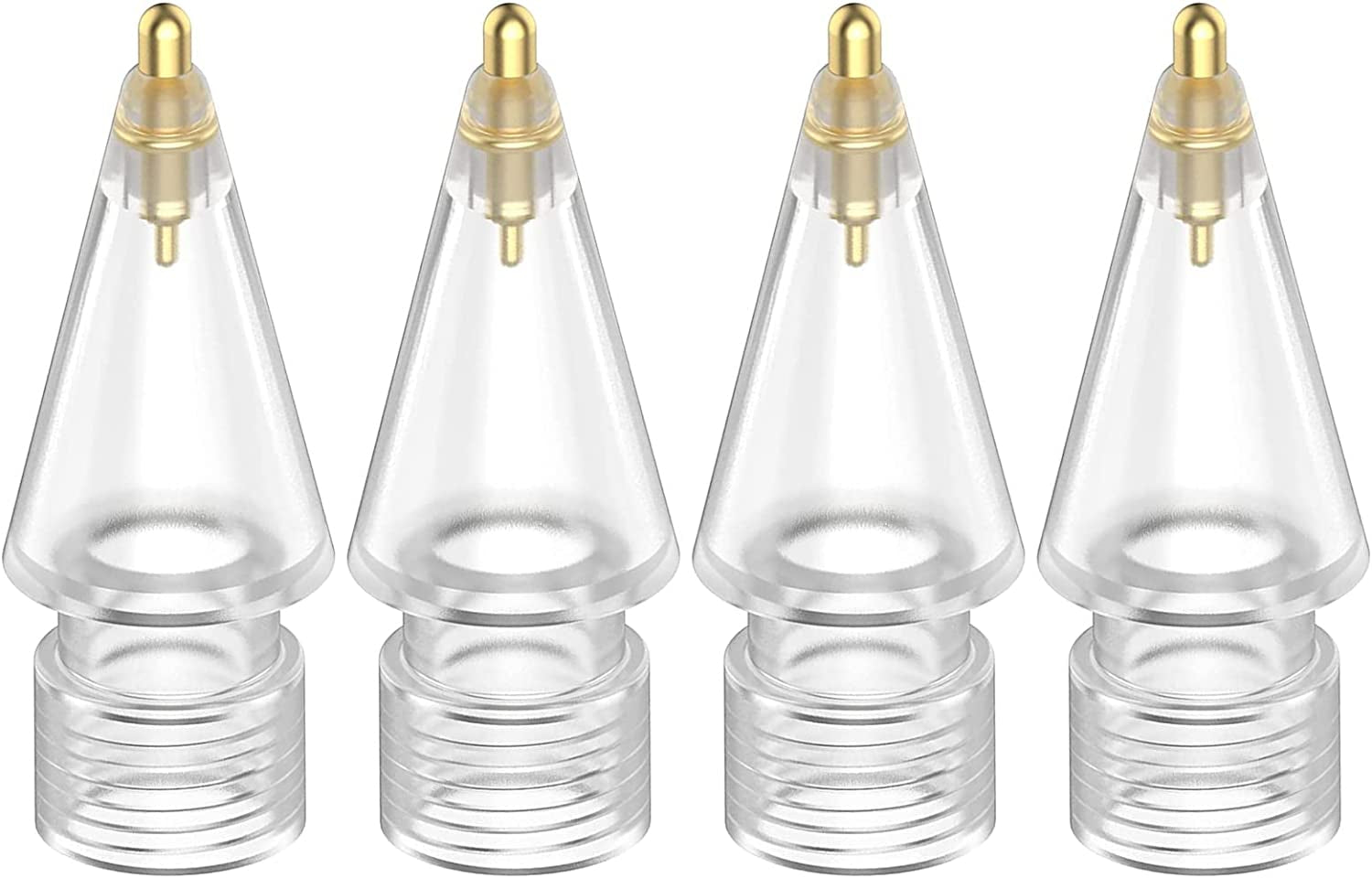 Pencil Tips Replacement for Apple Pencil 1St & 2Nd Generation, Ipencil Nibs for Ipad 2Pcs/Pack  BLEAKTEIR Stylus pen tips 4pcs/Clear  