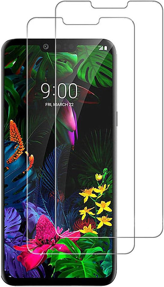 For LG G8 Thinq Tempered Glass Screen Protector, [2-PACK] HD Transparent Case Friendly Screen Protective Film for LG G8 Thinq  LG G8 ThinQ Clear Glass   