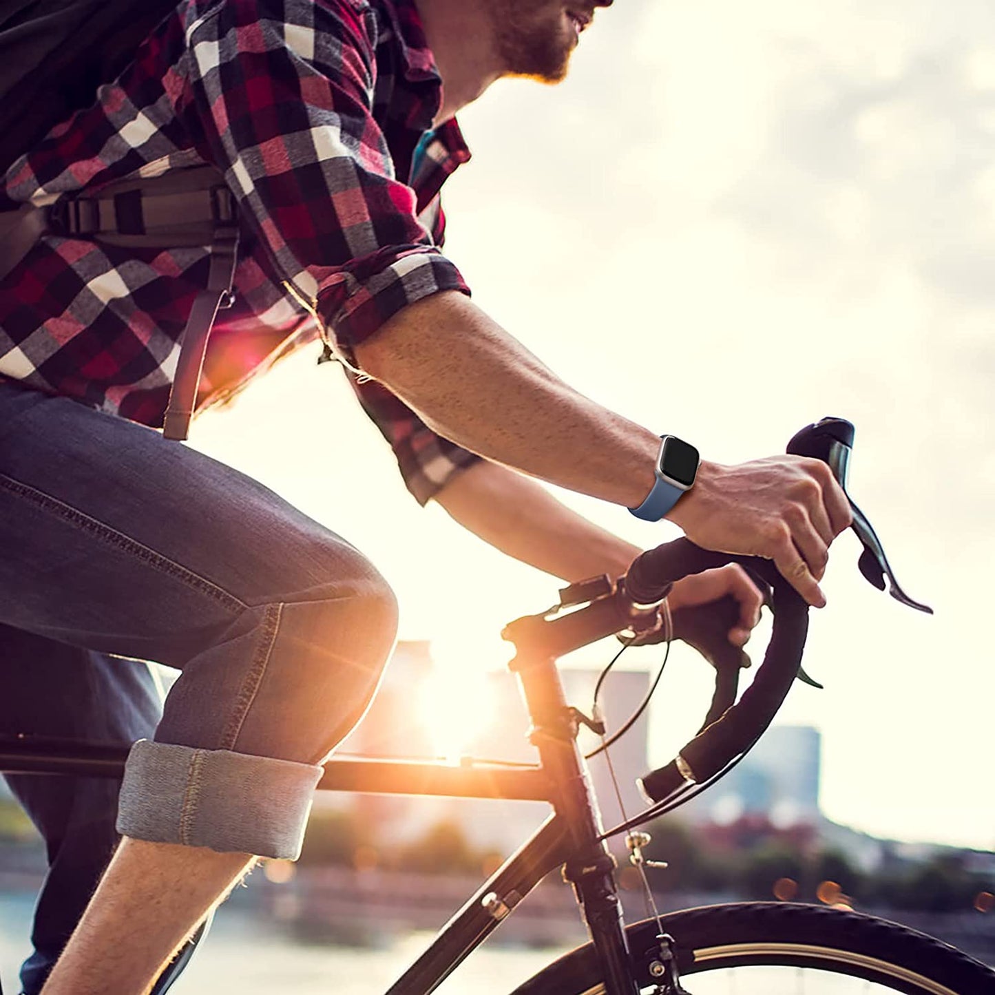 Maledan 6 Pack Bands Compatible for Apple Watch Band 45Mm 41Mm 40Mm 38Mm 44Mm 42Mm 49Mm Women Men, Breathable Silicone Sport Strap Design for Apple Watch Ultra Iwatch Series 8 7 6 5 4 3 2 1 SE Band  Maledan   