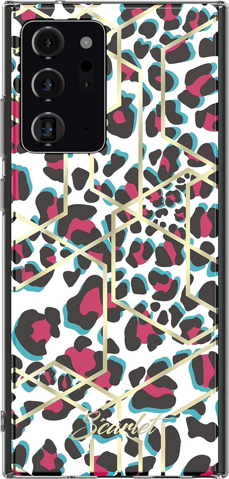 Scarlet Pink Stardust Galaxy Note 20 Case with Slim Sleek Stylish Protective Design and Shiny Gold Accents Wireless Charging Compatible Phone Cover Designed for 2020 Note20 (6.7 Inch) (Pink Stardust)  Ghostek Leopard Note 20 Ultra 