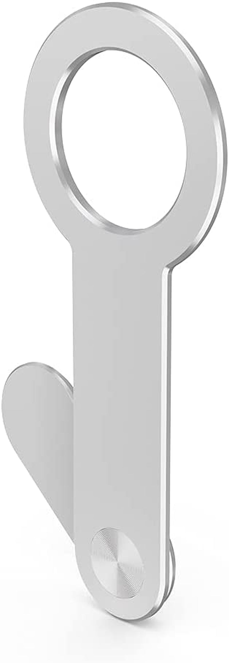 Strong Grip Laptop Phone Holder, Slim Laptop Phone Mount, Portable Phone Mount for Laptop, Computer Monitor Expansion Bracket, Strong Magnetic Phone Mount for All Phones, Silver  PAARA   