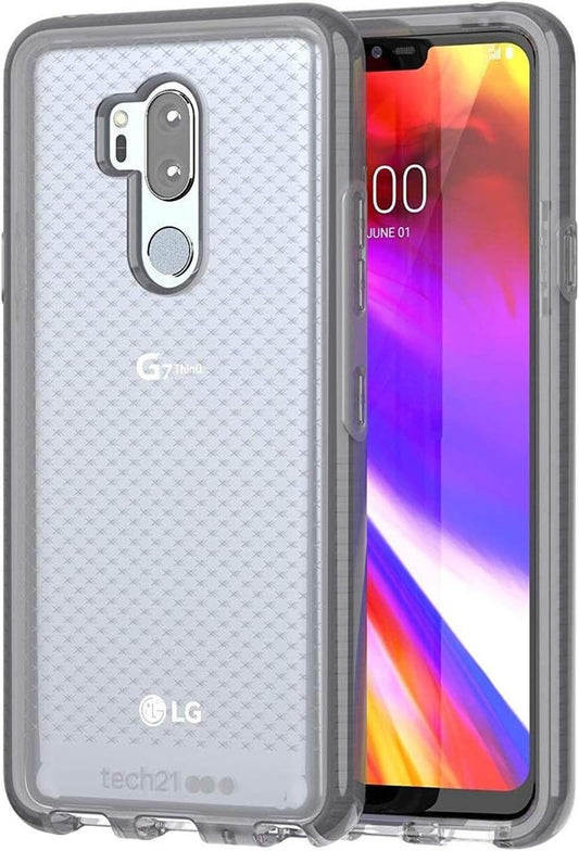 Evo Check Case Drop Protection Slim Cover for LG G7 Thinq - Grey  EVOCHECK   