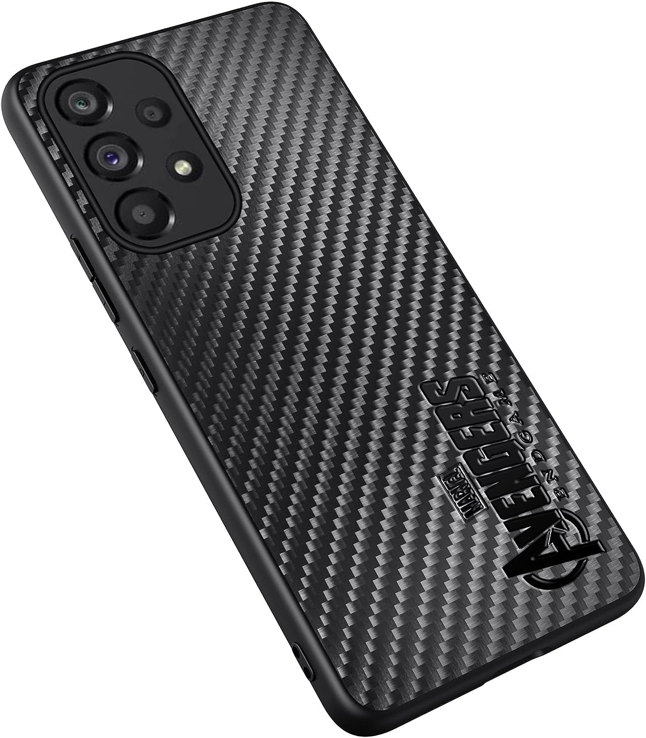 IRON SPIDER Case for Galaxy A12, with Marvel Character Samsung A12 Leather Case, A-BLACK  IRON SPIDER A-Black Galaxy A33 