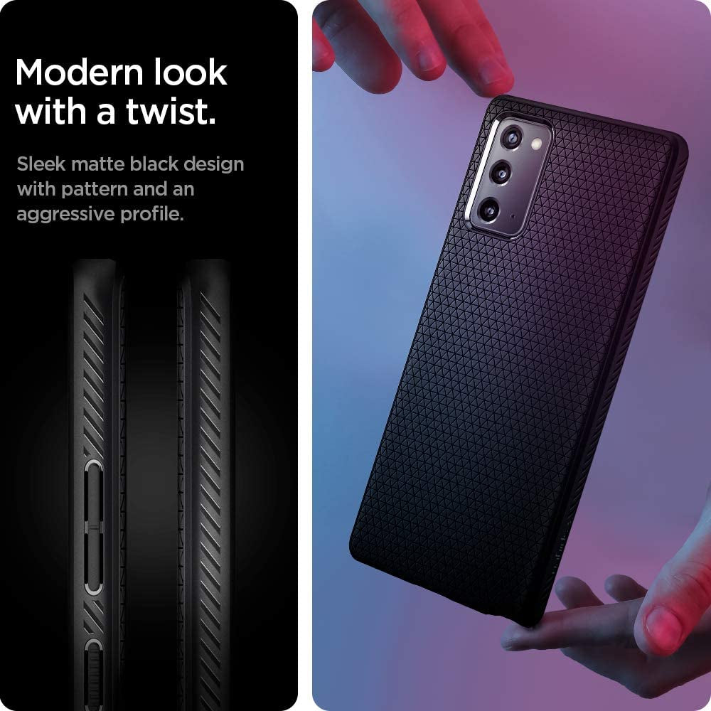 Spigen Liquid Air Armor Designed for Samsung Galaxy Note 20 5G Case (2020) - Matte Black  Spigen   