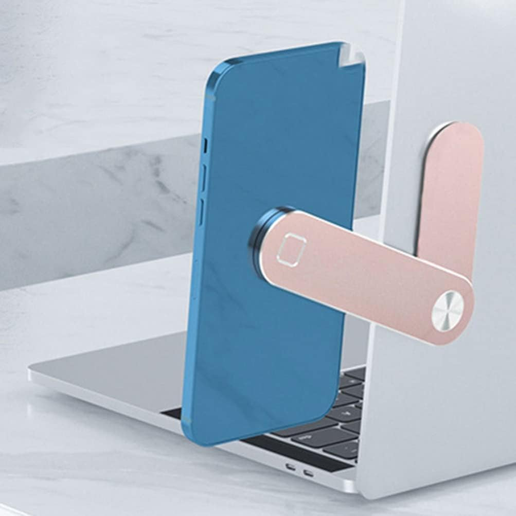 Gadpiparty Laptops Tablet Holder Laptop Magnetic Phone Holder Rack: Laptop Phone Mount Magnetic Foldable Laptop Extender Magnetic Phone Bracket Metal Stand Laptop Computer Laptop Computer  Gadpiparty   