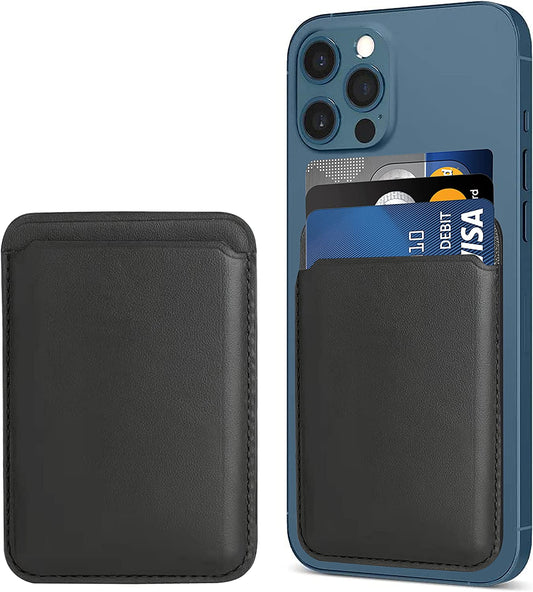 OLINKIT Iphone Magsafe Wallet - Magnetic Card Holder for Back of Phone - Mag Safe Wallet for Iphone 12 Mini Max Pro - Magnetic Wallet Iphone 12 - Magsafe Card Holder Black for Iphone Wallet  OLINKIT   
