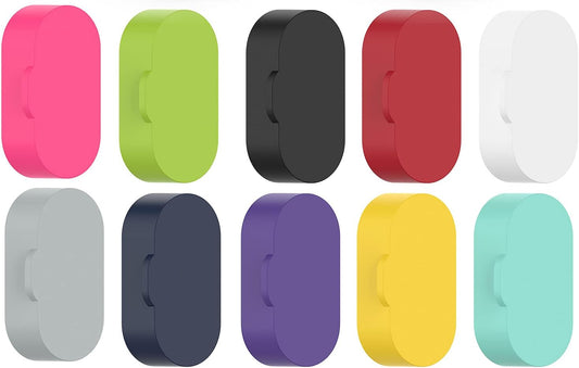 AWADUO Anti-Dust Plugs for Garmin Venu 2, 10 Pcs Colorful Silicone Charger Port Protector Caps for Garmin Venu 2/2S/Sq/Fenxi 5X/6X Plus(Silicone Colorful)  AWADUO   