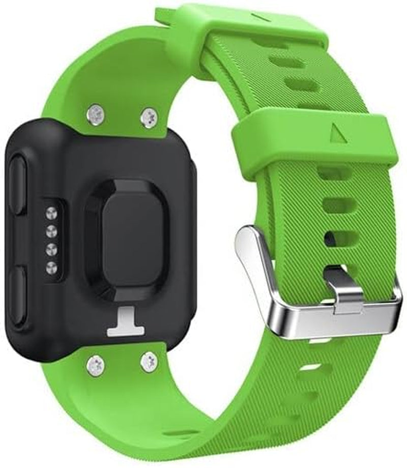 TPUOTI Silicone Watch Strap for Forerunner 35 Wrist Strap Bracelet for Garmin Forerunner 35 Smart Watch Replacement Band  TPUOTI Green  