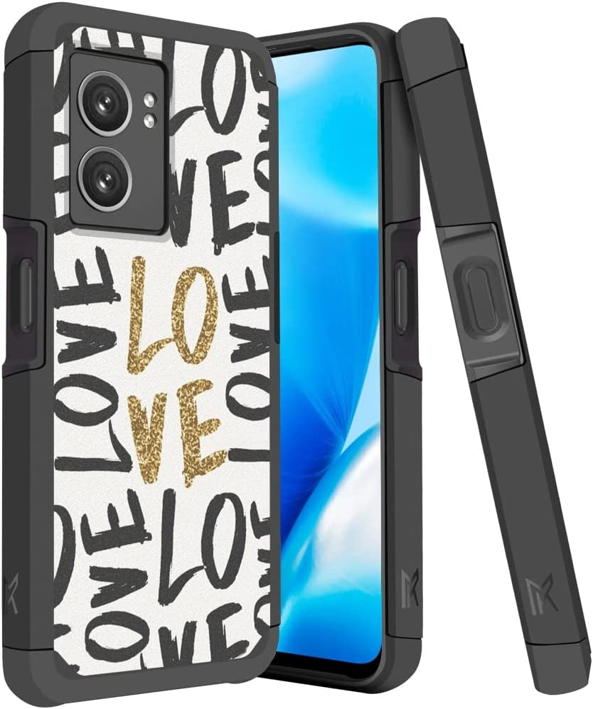 Hrwireless Compatible for Oneplus Nord N300 5G Phone Case Cover, Heavy Duty (Magnetic Mount Friendly) Series with Premium Minimalistic Design for Accidental Drops for Men Women Girls Boys  HRWireless Love  