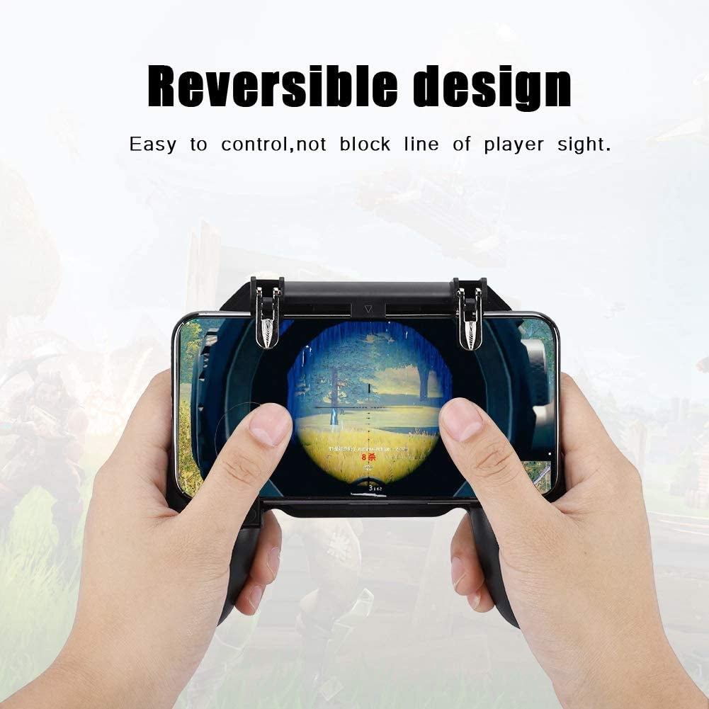 Mobile Gamepad,Controller Console Handheld Helper,Phone Holder Mobile Gaming Assistant for Pubg,Ergonomic Design,Durable,For Ios/For Android,For Smart Phones  Heayzoki   
