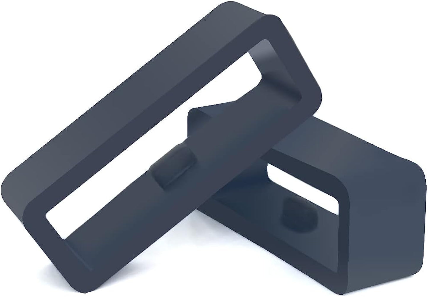 12-PACK Rubber Silicone Watch Band Compatible with Garmin Vivoactive/Forerunner Watch Strap Fastener Ring Security Loops 20Mm Black  YAQQ   