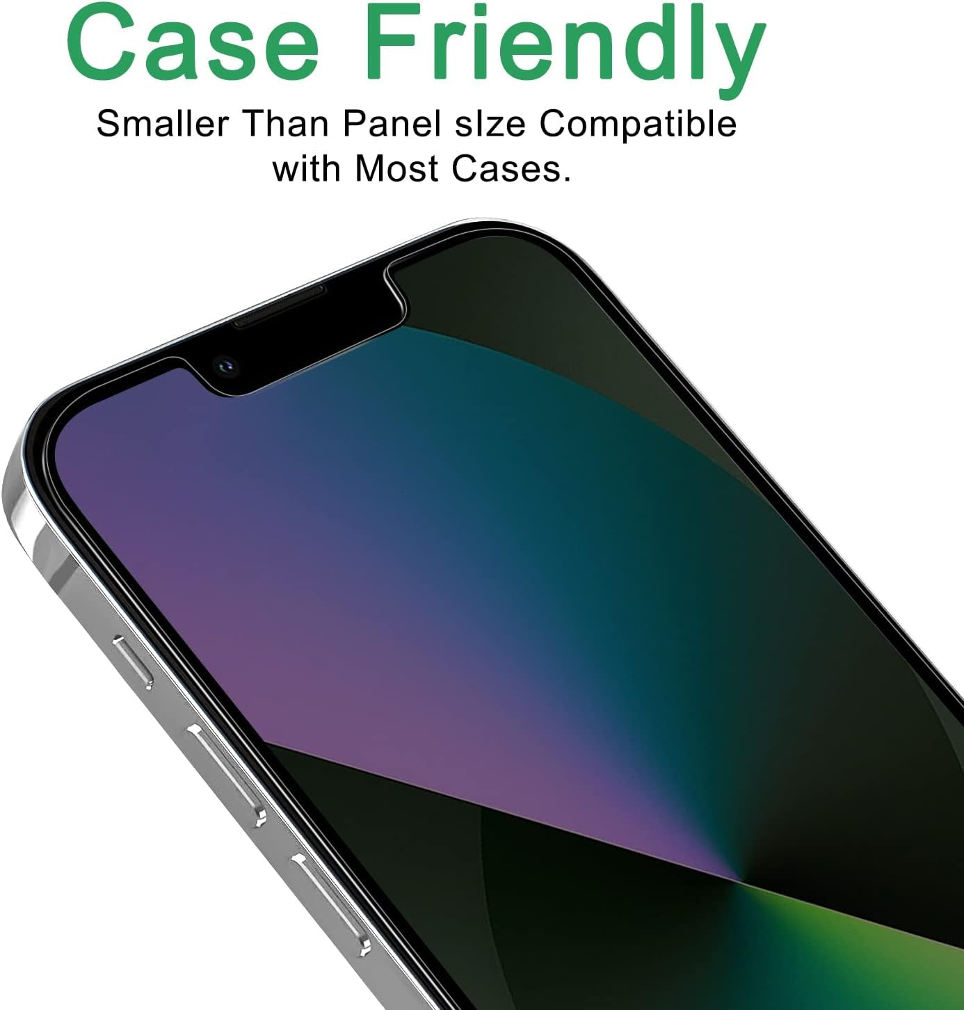 PULEN 2 Pack Privacy Screen Protector for Iphone 12 Mini (5.4-Inch) + 2 Pack Camera Lens Protector,[Anti-Spy] [Anti-Scratch] Case Friendly 9H Hardness Tempered Glass  PULEN   