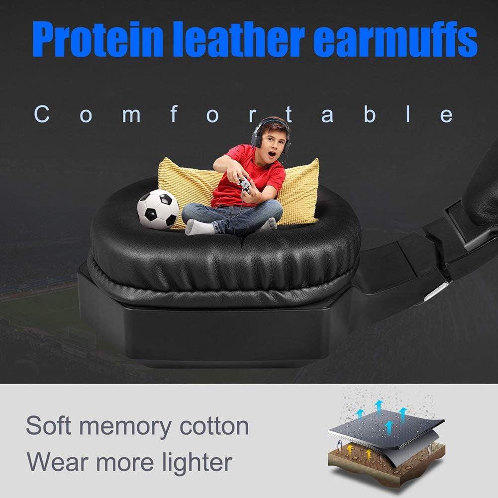 YINSY Wired Gaming Headset,Gaming Headphones with Noise Cancelling Mic,Rgb Cool Light,Volume Control, Compatible with Laptop, Tablet, PS4, PC, Smartphone and so On,A  YINSY   