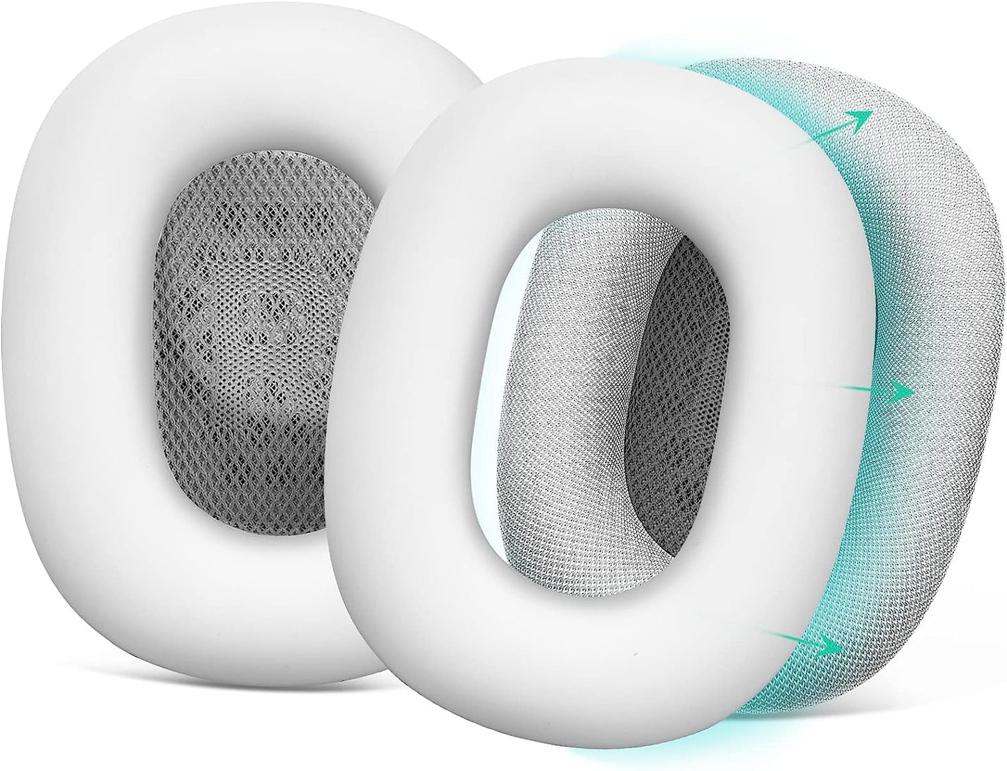 Filoto Airpods Max Cover, Silicone Earphone Protective Earpad Cover Accessories for Airpod Max Headphones Ear Cushions(White)  Kerle   