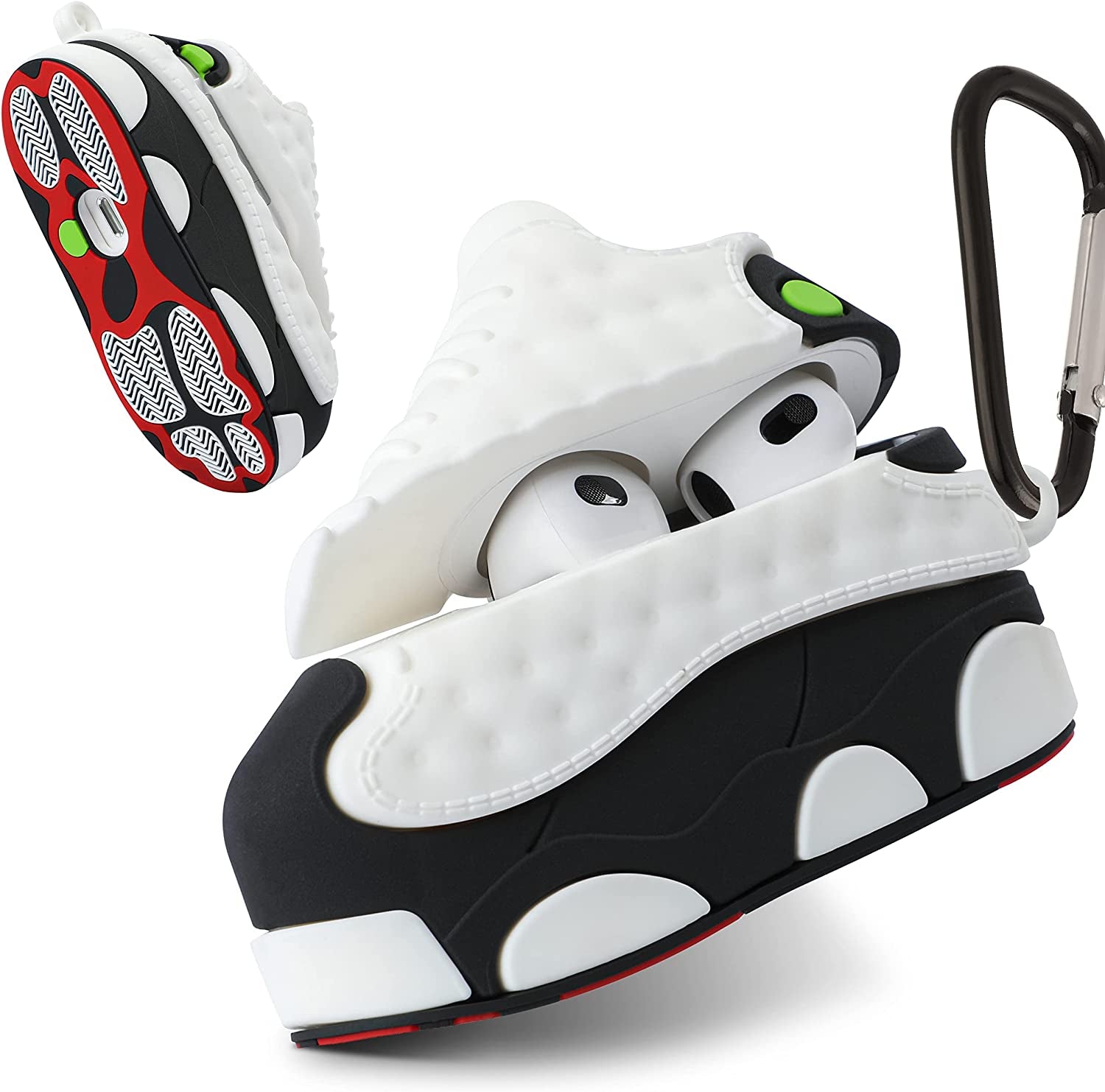 Oqplog for Airpod Pro 2019/Pro 2 Gen 2022 Case Fashion for Airpods Pro Air Pods Pro Cases Cover Pretty Hypebeast Funny Design Fun 3D Cute Design Soft Silicone for Girls Boys Teen Kids (BB Call)  Chuangyinian White Shoes  