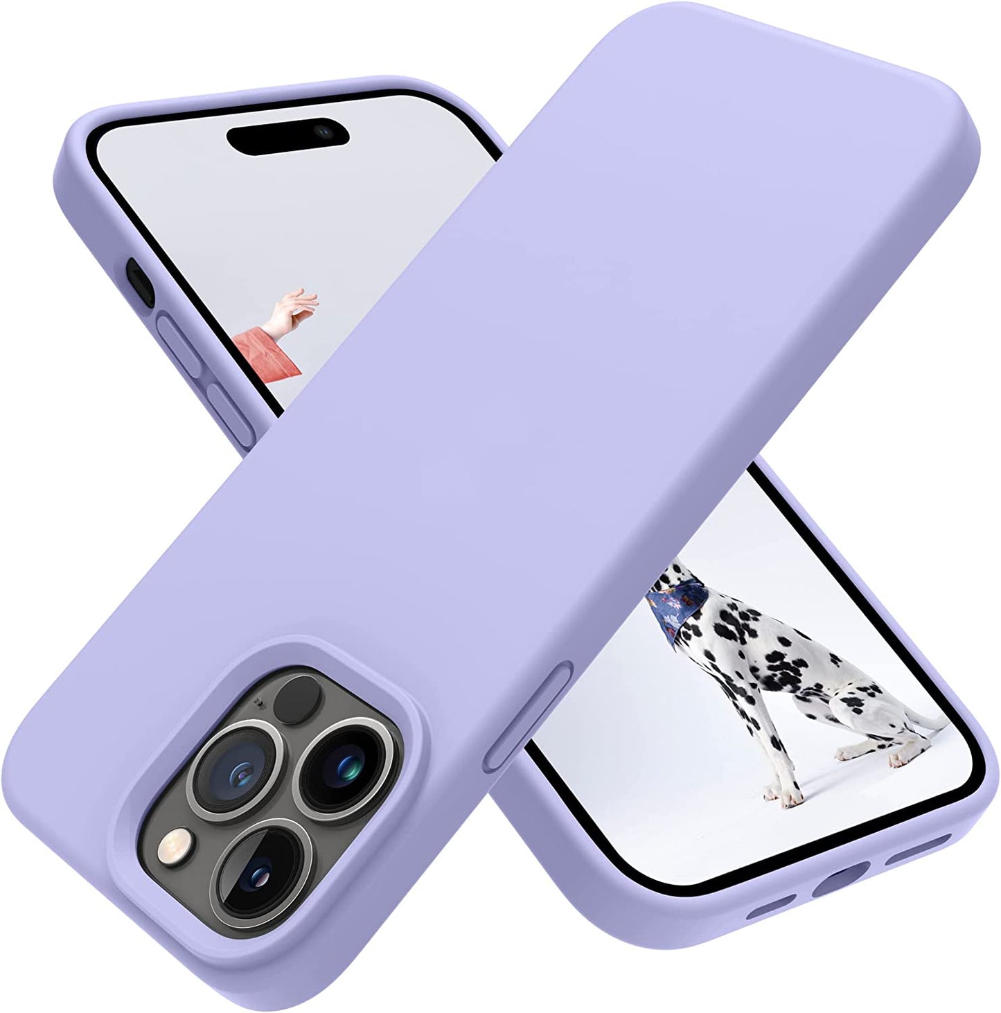 OTOFLY Designed for Iphone 14 Pro Max Phone Case, Silicone Shockproof Slim Thin Phone Case for Iphone 14 Pro Max 6.7 Inch (Chalk Pink)  OTOFLY Direct   