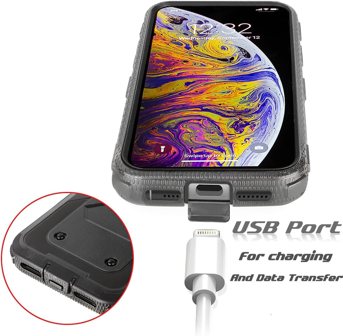 Asuwish Phone Case for Google Pixel 5 Cover Hybrid Rugged Shockproof Hard Drop Proof Full Body Protective Heavy Duty Mobile Dual 3 Layer Slim Cell Accessories Pixel5 5G Pixle Five G5 Women Men Black  Asuwish   