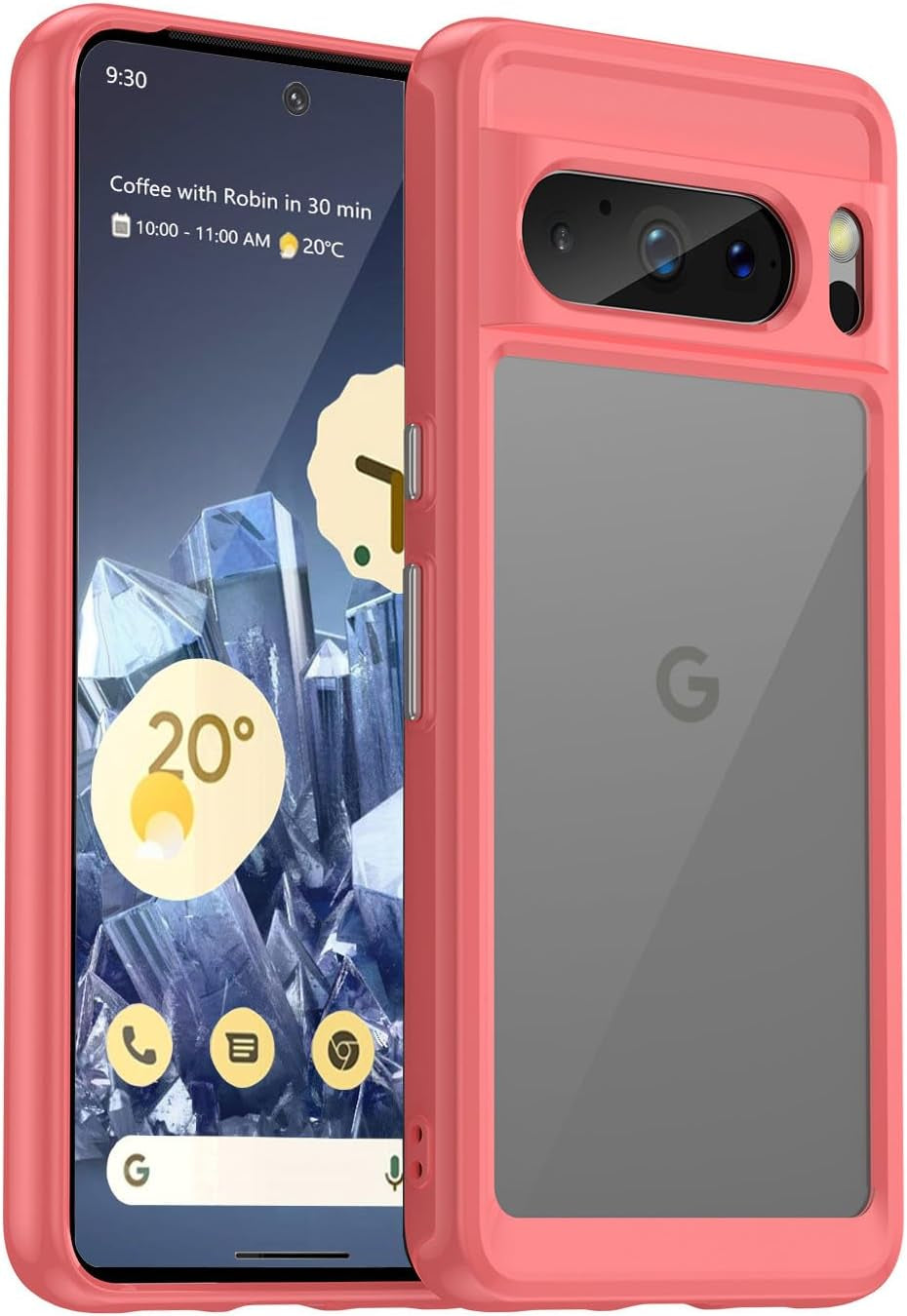 Guarishel for Google Pixel 8 Phone Case: [Built-In 4 Airbags][Not-Yellowing] Military-Grade Shockproof Protective Phone Case for Google Pixel 8, Blue  Guarishel Red Google Pixel 8 Pro 