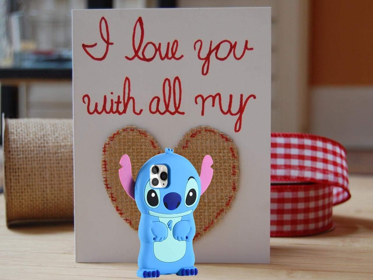 FINDWORLD Cases for Iphone 14 PRO Case, Lilo Stitch Cute 3D Cartoon Unique Cool Soft Silicone Animal Character Waterproof Protector Boys Kids Girls Gifts Cover Housing Skin for Iphone 14 Pro  FINDWORLD   