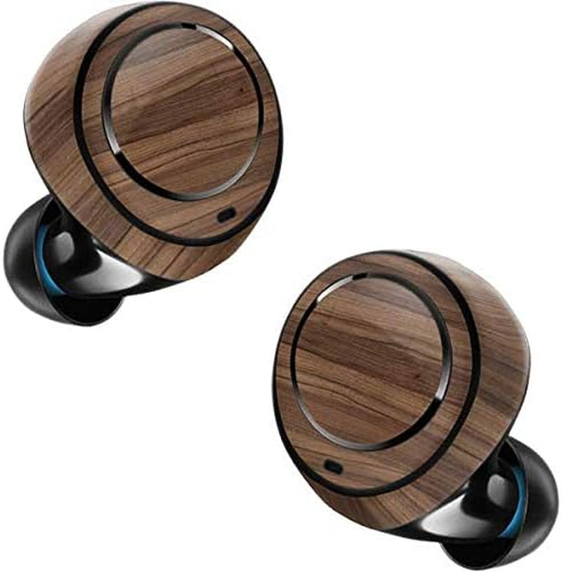 Skinit Decal Skin Compatible with Echo Buds - Officially Licensed Originally Designed Natural Walnut Wood Design  Skinit   