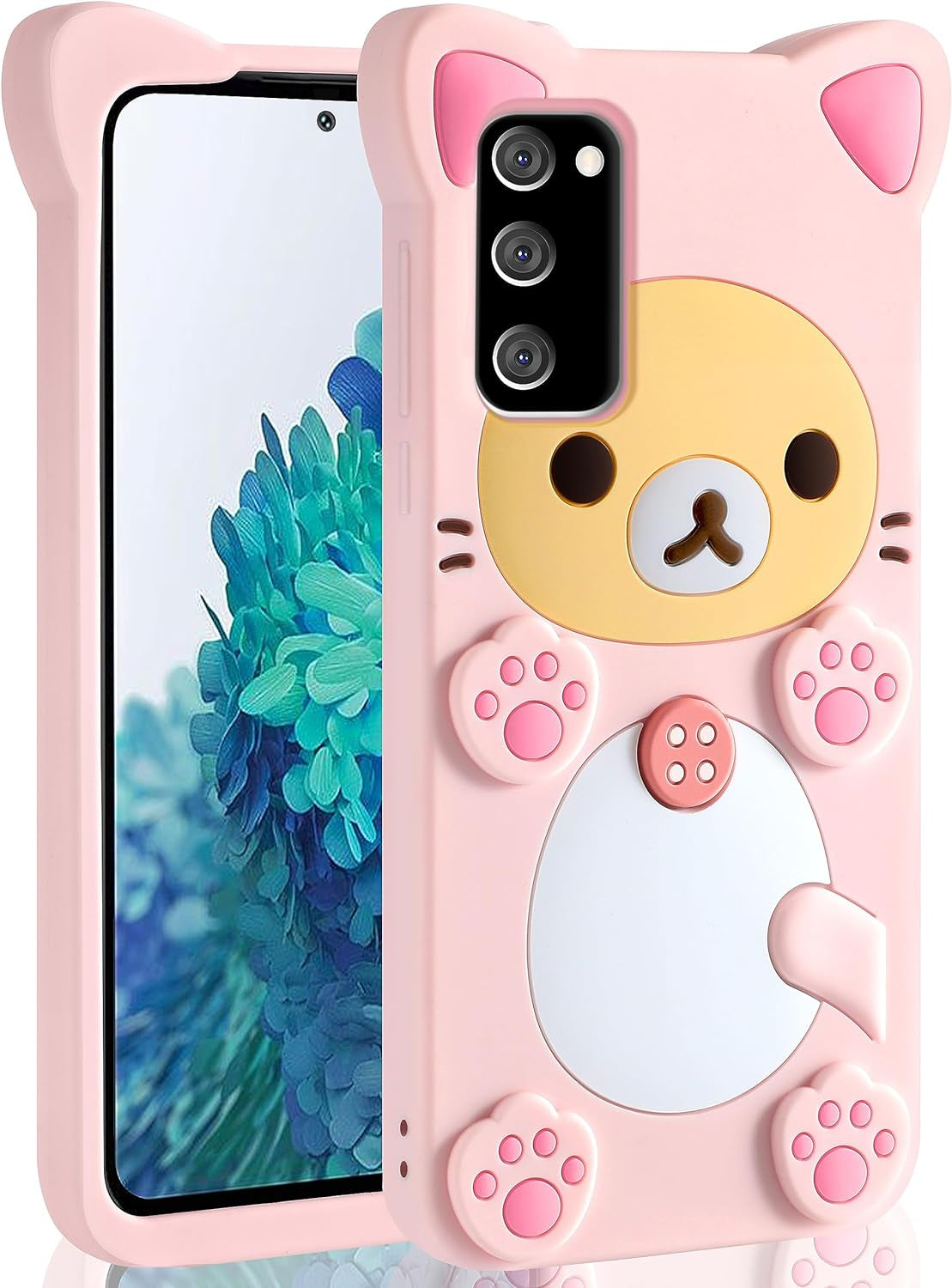 Stsnano Kawaii Phone Case for Samsung Galaxy A53 5G 6.5'' 3D Cute Cartoon Bear Phone Case Fashion Fun Cool Funny Bear Soft TPU Case for Samsung Galaxy A53 5G Silicone Cover for Women Girls Kids PK  STSNano Pk For Samsung Galaxy S20 Fe 