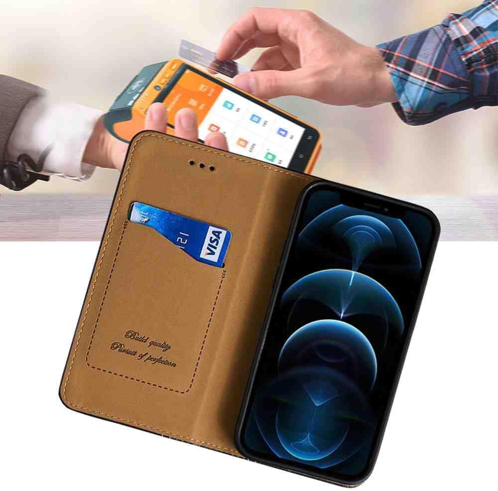 Mojiery Phone Cover Wallet Folio Case for LG G6, Premium PU Leather Slim Fit Cover for LG G6, 1 Card Slot, Exact Cutouts, Black  MojieRy   