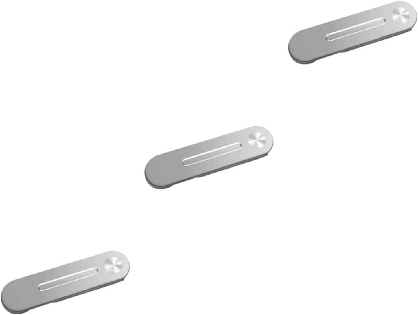 ERKIES 3Pcs Mobile Phone Holder Collapsible Laptop Stand Stand for Laptop Notebook Side Phone Mount Notebook Side Phone Holder Laptop Extension Bracket Magnetic Phone Bracket Phone Stand (Color : SIL  ERKIES   