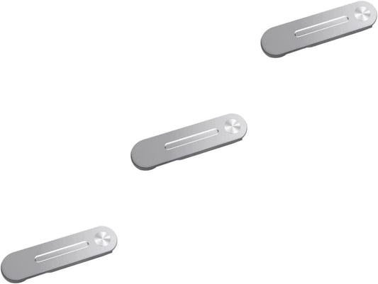 ERKIES 3Pcs Mobile Phone Holder Collapsible Laptop Stand Stand for Laptop Notebook Side Phone Mount Notebook Side Phone Holder Laptop Extension Bracket Magnetic Phone Bracket Phone Stand (Color : SIL  ERKIES   