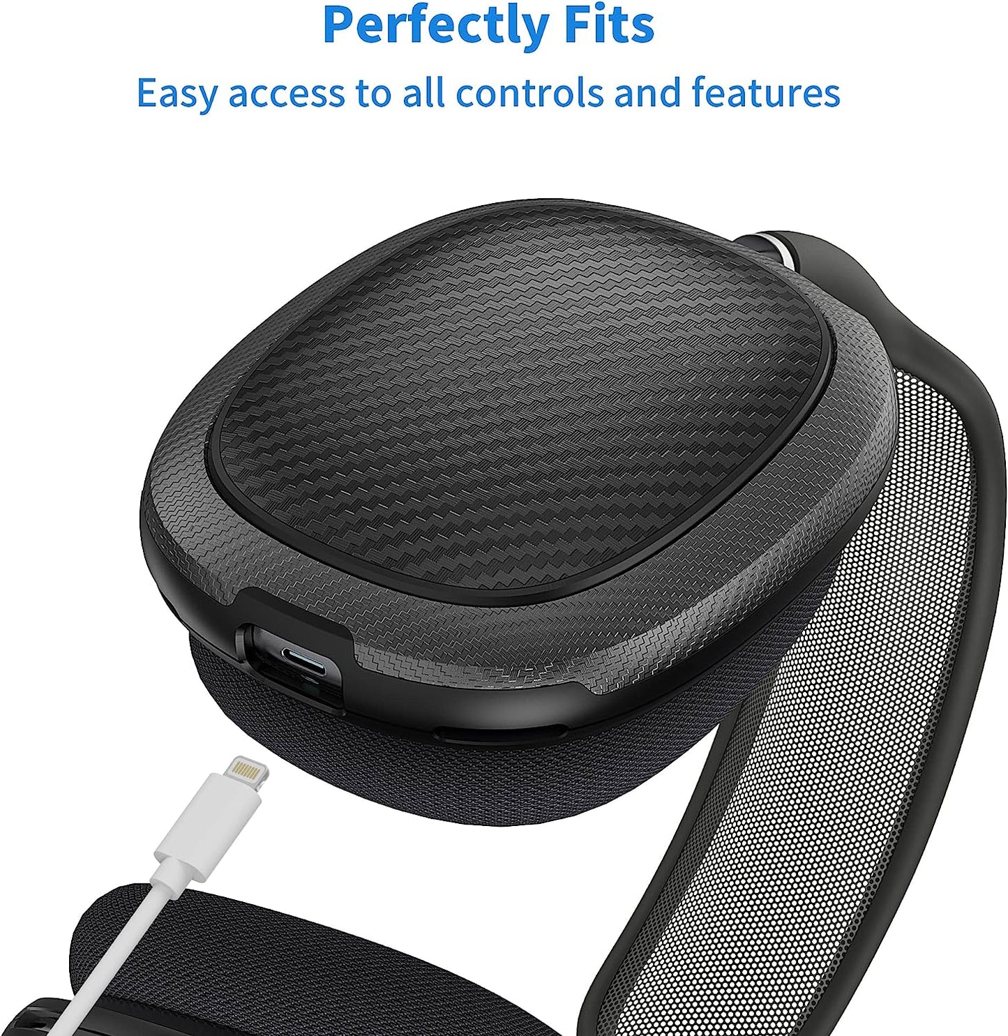 WIWU Airpods Max Cover, Airpod Max Accessories for Airpods Max Headphones, Airpod Max Case Cover Compatible with Apple Headphone, Protective Ear Cup Covers for Airpods Max  WIWU   