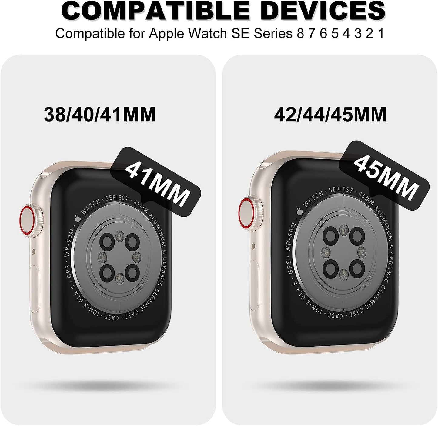 XYF Compatible for Apple Watch Ultra Band 49Mm 45Mm 44Mm 42Mm 41Mm 40Mm 38Mm with Case for Men Women, Shockproof Durable Sport Rugged Case Band for Iwatch SE Series 8 7 6 5 4 3 2 1  XYF   