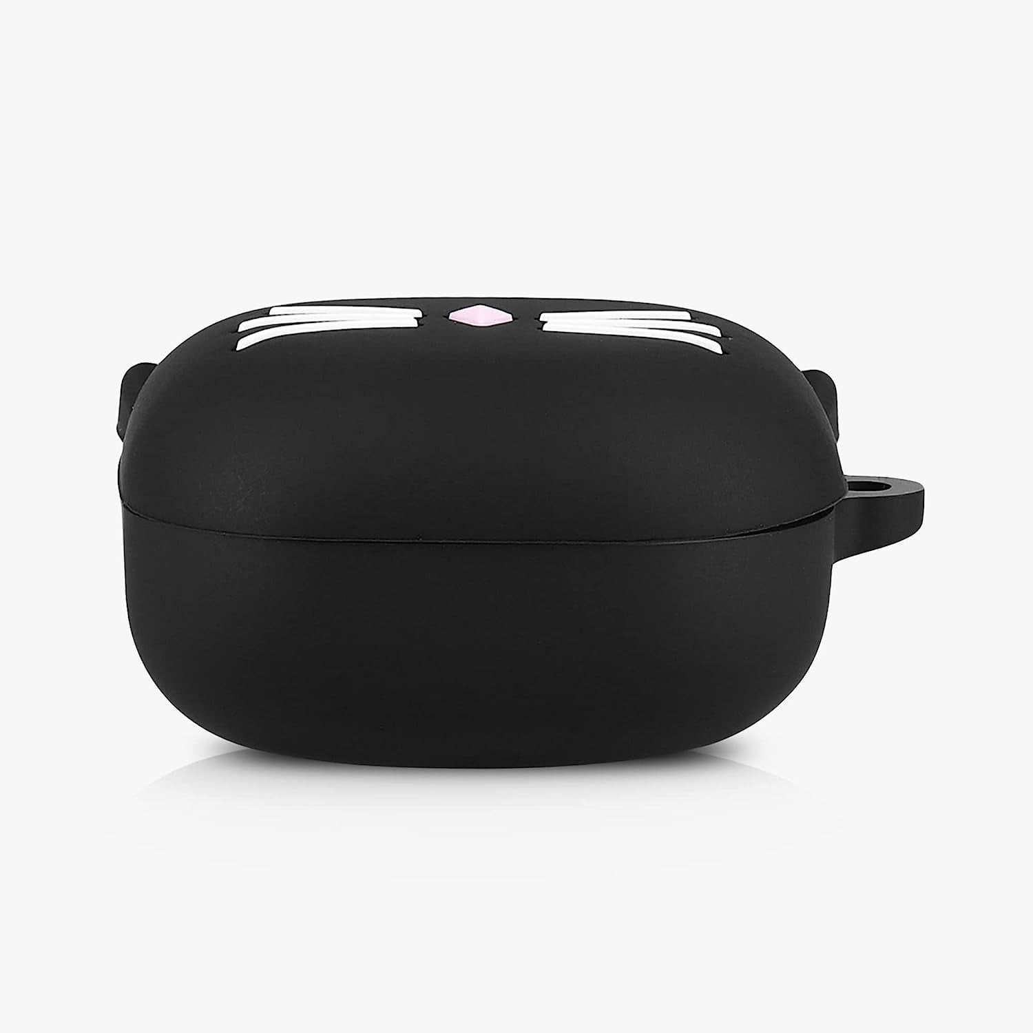 Kwmobile Silicone Case Compatible with Samsung Galaxy Buds 2 Pro/Buds 2 / Buds Live - Case Soft Cover - Cat Black/White  KW-Commerce   