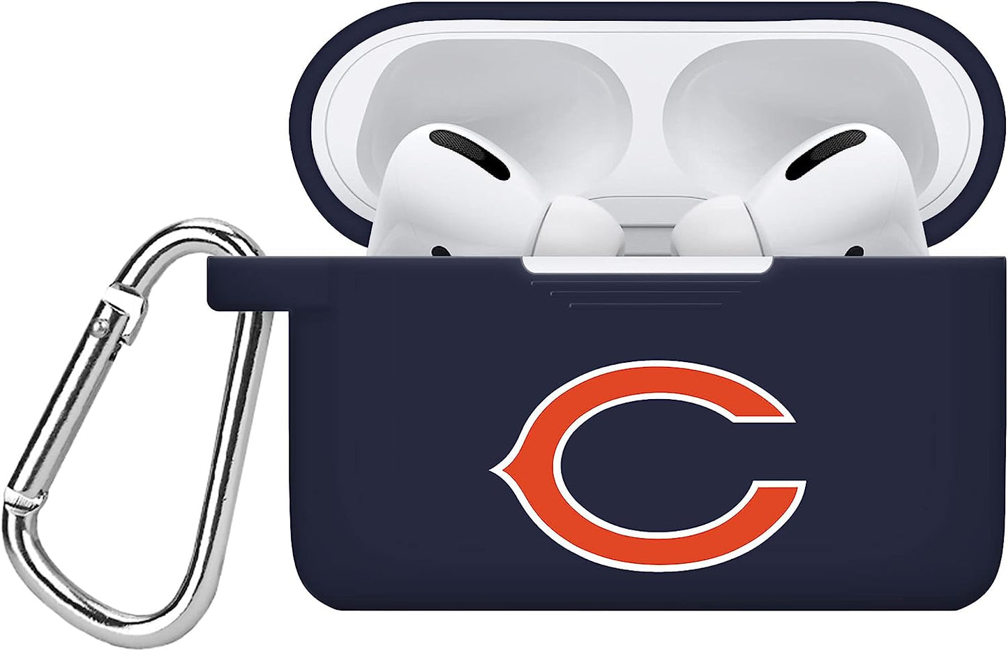 GAME TIME Tampa Bay Buccaneers Silicone Case Cover Compatible with Apple Airpods Pro Battery Case (Black)  Game Time Chicago Bears - Navy  