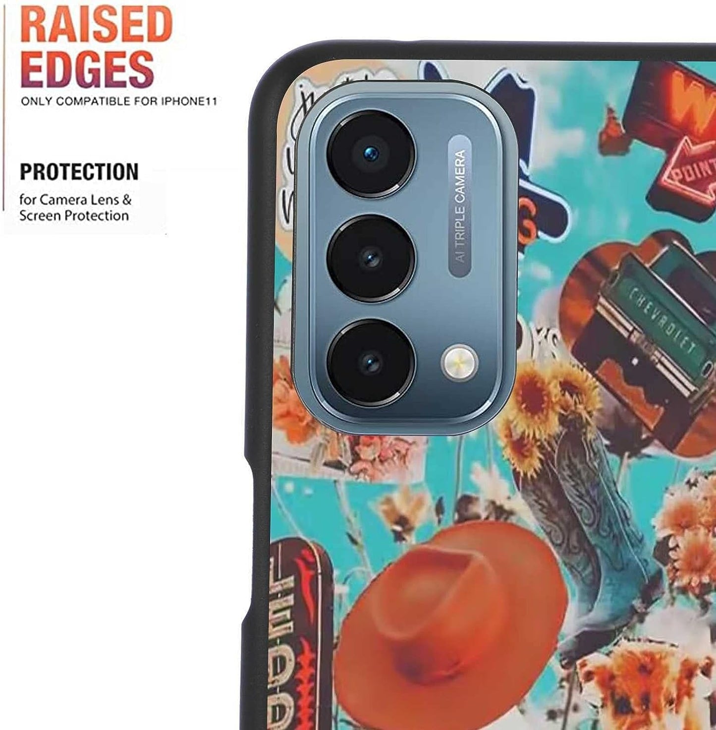 KSHSAA Designed for Oneplus Nord N200 5G Western Case, Cowboy Cowgirl Howdy Western Ranch Boho Retro for Oneplus Case Women Girls, Soft Silicone Shockproof Fashion Case for Oneplus  KSHSAA   