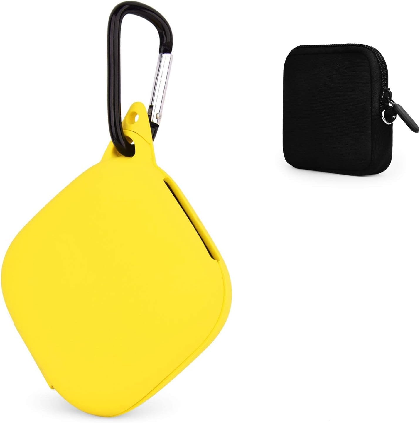 TOROTOP Case Compatible for Powerbeats Pro Case Cover,Anti-Lost & Shockproof Easy Carrying Silicone Case Accessories with Keychain and Soft Portable Storage Travel Carrying Case (Black)  TOROTOP Lemon  