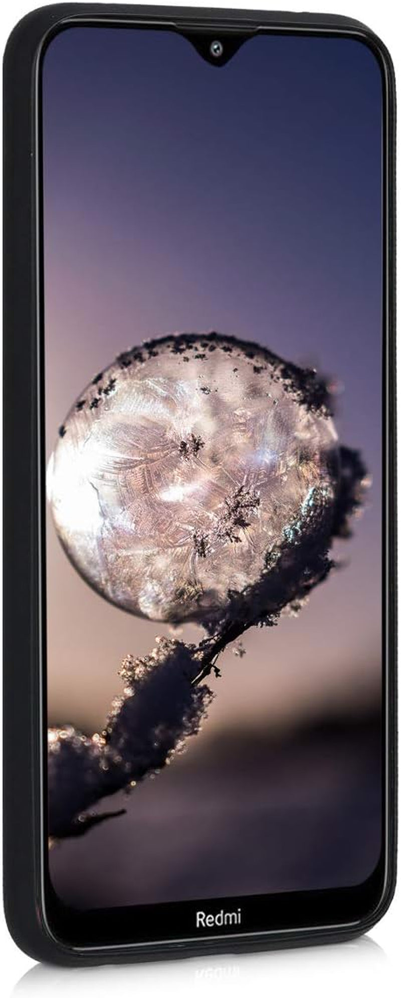 Kwmobile Case Compatible with Xiaomi Redmi 8 Case - Protective Slim TPU Phone Cover - Soft Matte Finish - Black Matte  KW-Commerce   