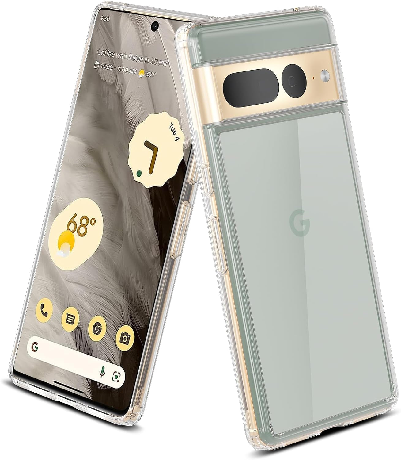 Meliya for Google Pixel 6 Case, Soft TPU Bumper with PC Hard Back Shockproof Anti-Scratched Phone Case Cover for Google Pixel 6 (Clear)  Meliya Clear Google Pixel 7 Pro 