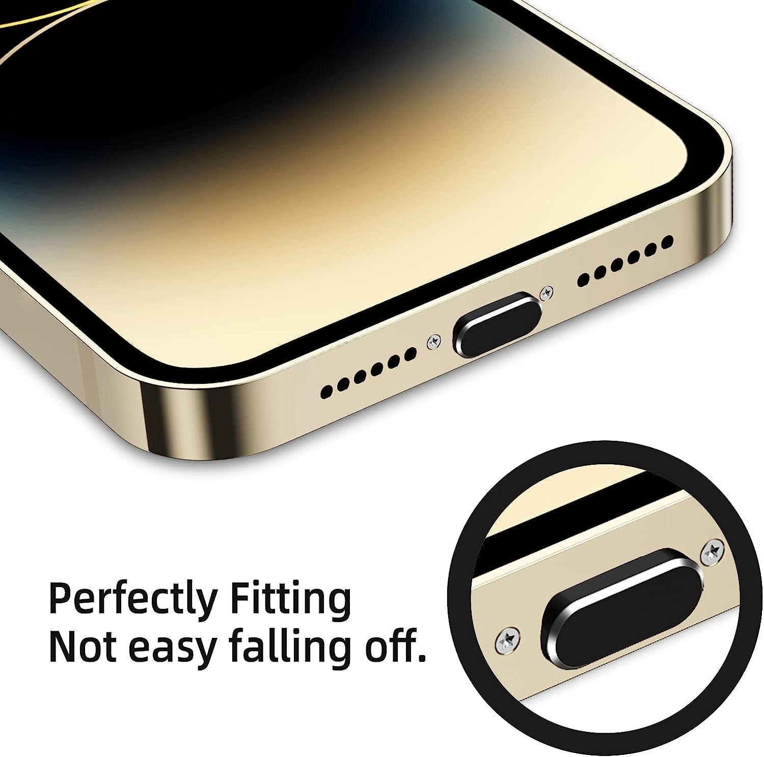 TITACUTE 5-Pack anti Dust Plug for Iphone 14 Pro Max 13 12 11 XR XS X SE 8 plus 7 6 5 5S Dust Plugs for Lightning Charging Port Cover Protector Cap 8 Pin Dust Plug for Ipad Pro Mini Air for Airpods  TITACUTE   