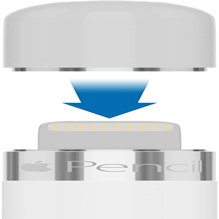 Techmatte Magnetic Replacement Caps Compatible with Apple Pencil 1St Generation-Cap Tether Included (2 Pack)  TechMatte   