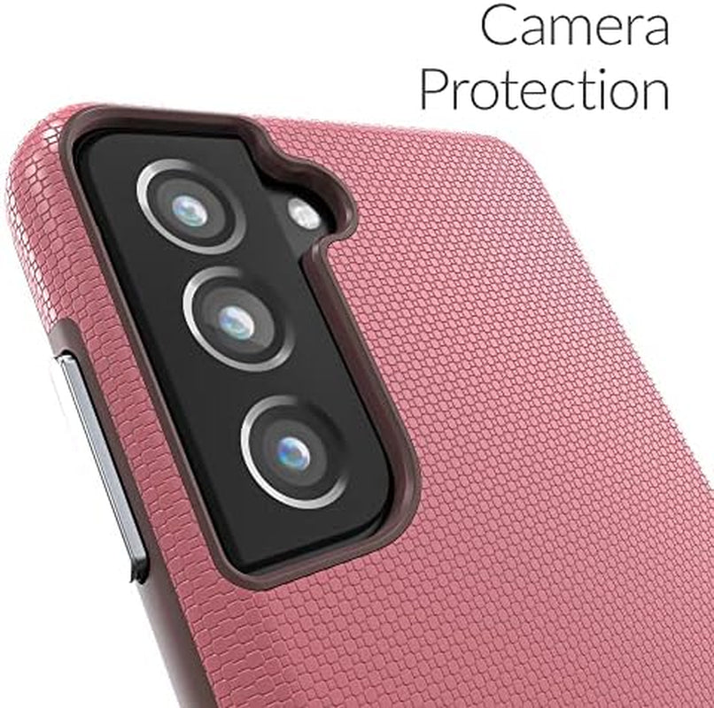 Crave Dual Guard for Galaxy S21 Case, Shockproof Protection Dual Layer Case for Samsung Galaxy S21, S21 5G (6.2 Inch) - Berry  Crave   