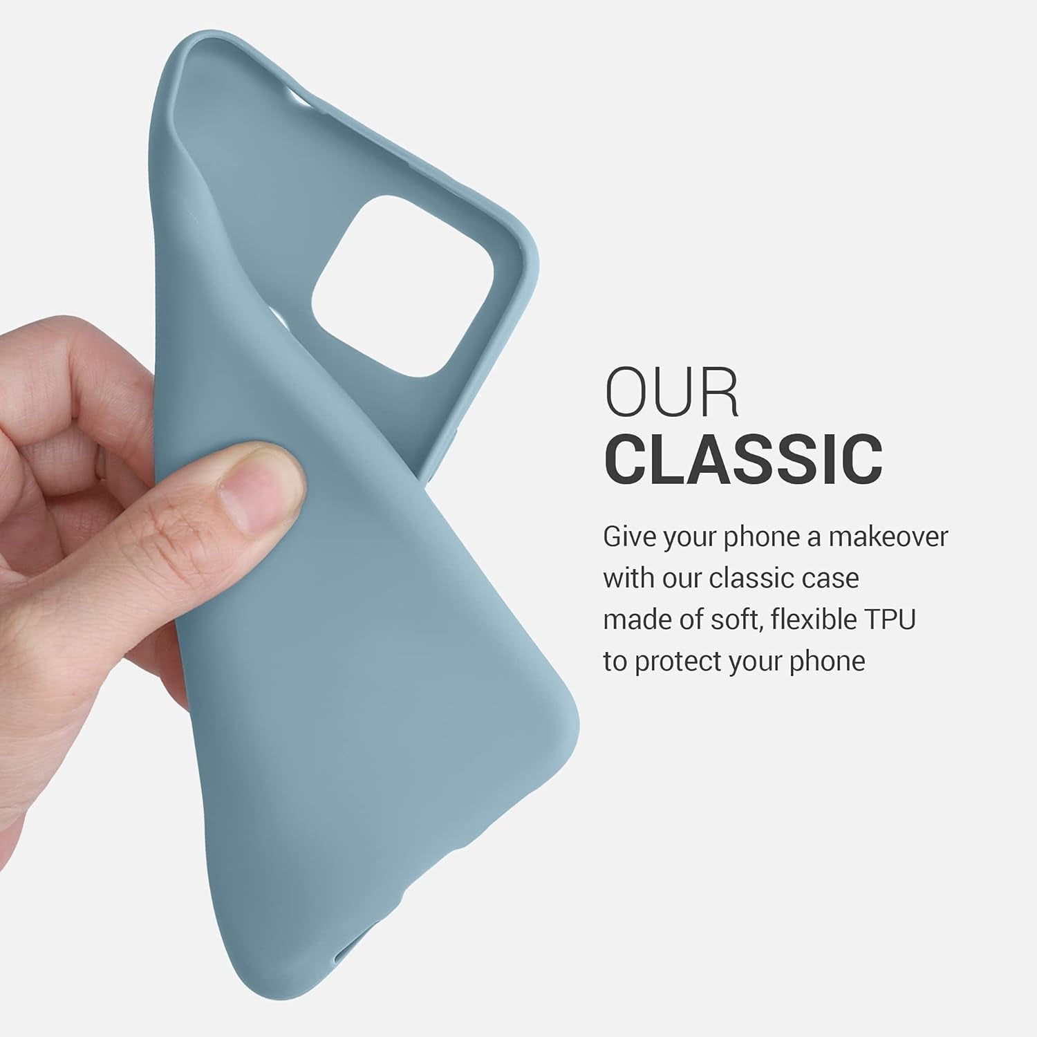 Kwmobile Case Compatible with Google Pixel 4A 5G Case - Soft Slim Protective TPU Silicone Cover - Antique Stone  kwmobile   