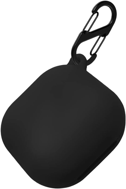 Geiomoo Silicone Case Compatible with Beats Fit Pro, Scratch Resistant Carrying Cover with Carabiner (Black)  Geiomoo   