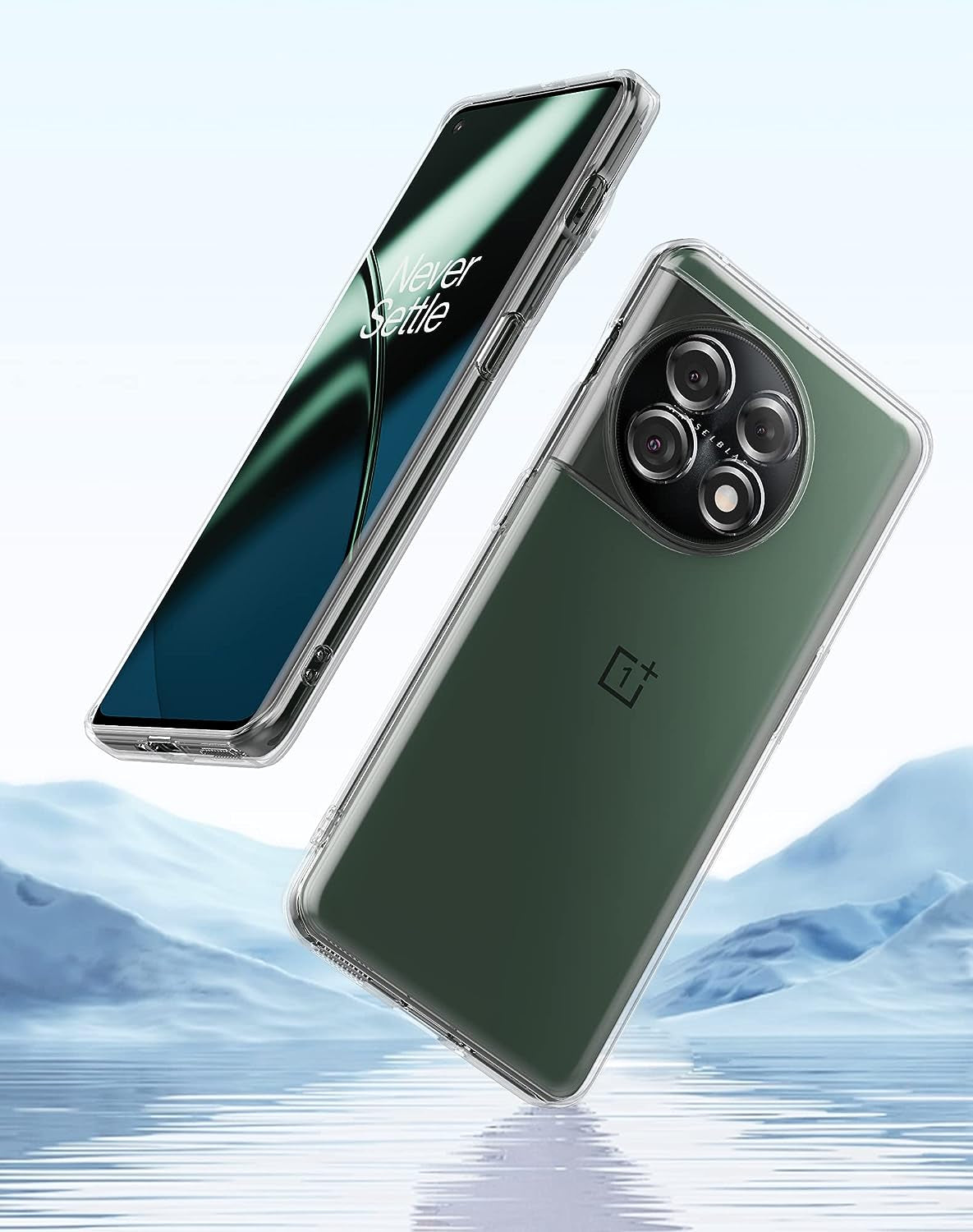 Cresee Case for Oneplus 11 5G, Thin Clear Cover with Camera Protection Slim Shockproof Flexible TPU Phone Case for Oneplus 11 - Transparent  Cresee   