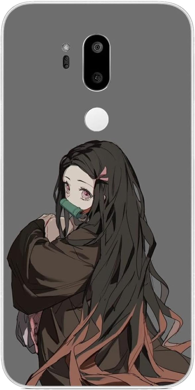Compatible with LG G7 | LG G7 Thinq | LG G7 Fit | LG G7 One Sla'Yer Anime Cool De'Mon 913 Case Slim Soft Flexible TPU Thin Protective Cover Case Clear  CUENDX Nezuko Demon Anime Cool Slayer 944  